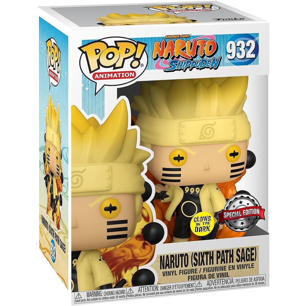 Funko POP Naruto Uzumaki Naruto Six Path Sage Glow 932